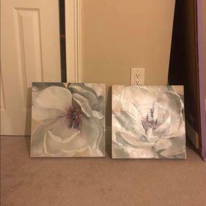 Flower wall art
